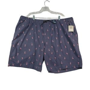 George Above The Knee Stretch Jogger Pull On Shorts Men's 2XL 44/46 Flamingo NWT